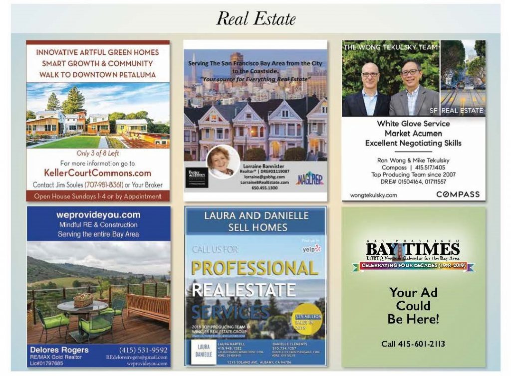 6afe5 Real Estate 11.14.19 1 1024x754 Bay Area Ace Realtor: Suzanne Frank   San Francisco Bay Times