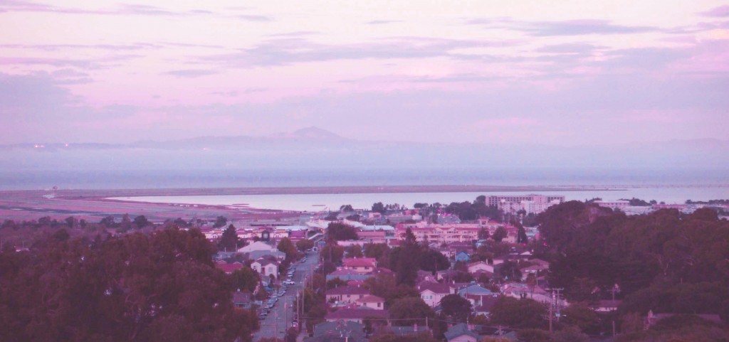 millbrae city view night